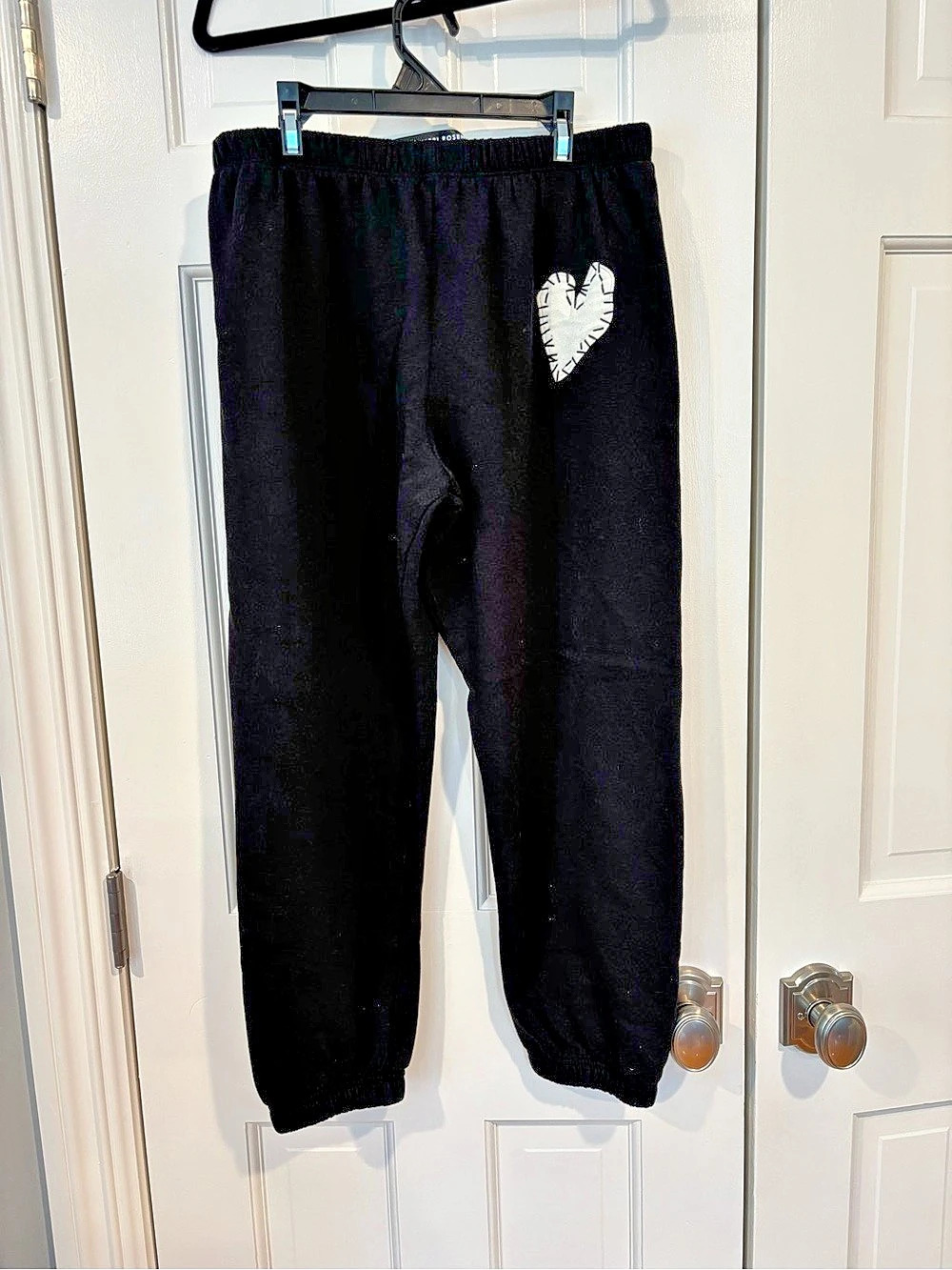Aqua x Kerri Rosenthal Weekend Barb Sweatpants Black